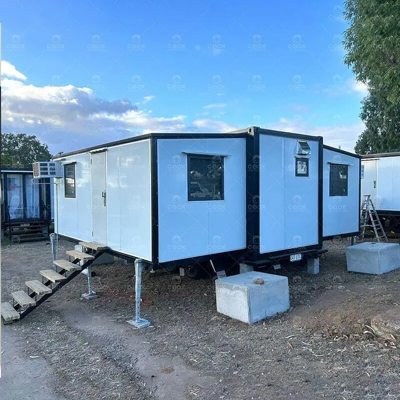 Expandable Container Camp with Double Wing 1