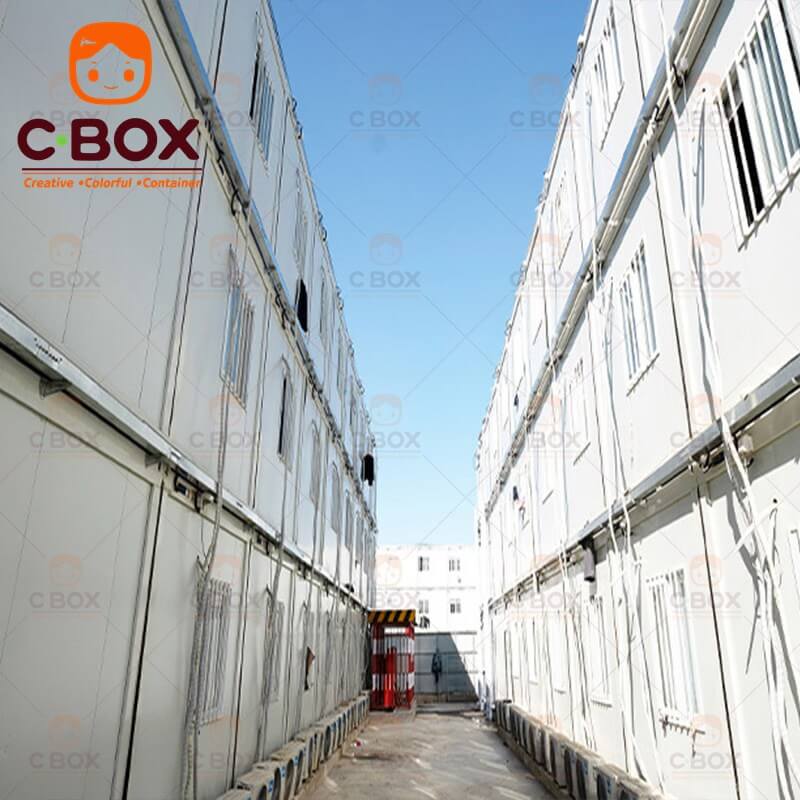 Cantina de contenedores modulares para sitios de construcción 6