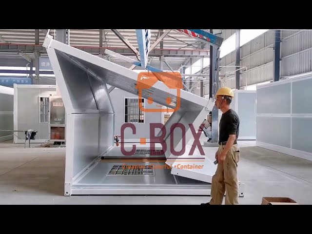 تثبيت منزل الحاويات القابل للطي - - شركة Guangdong Cbox ، محدودة