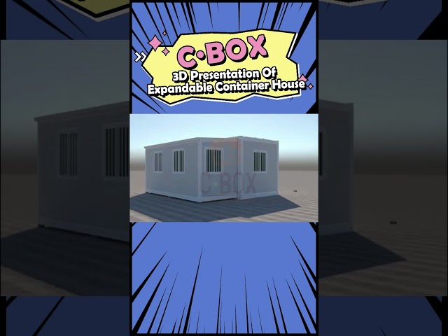 Cbox 丨 بناء منزل الحاويات القابل للتوسيع #containerhouse #prefabcontainerhouse #prefabhouse
