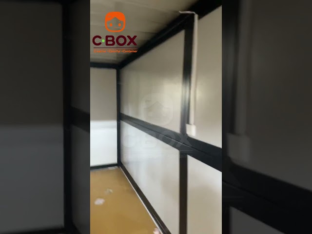 منزل حاوية قابلة للطي كمستودع للباب المزدوج