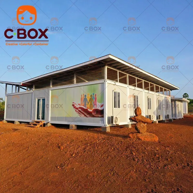 Diseño de dormitorio de contenedores para ayuda humanitaria y campamentos 1