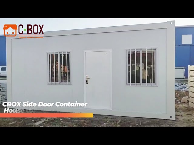 منزل حاوية الباب الجانبي Cbox مع الحمام1