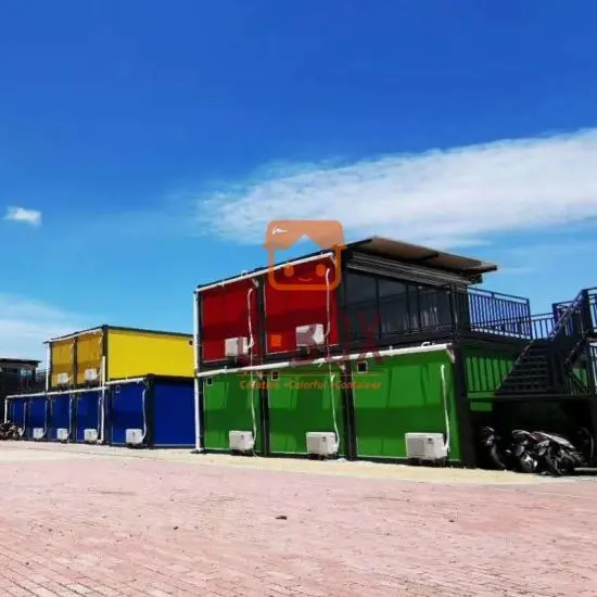 Cbox: casa de contenedores prefabricados de paquete plano Indonesia 1