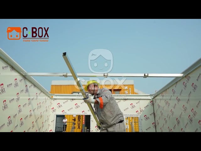 فيديو تثبيت الحاوية القابل للفصل Cbox
