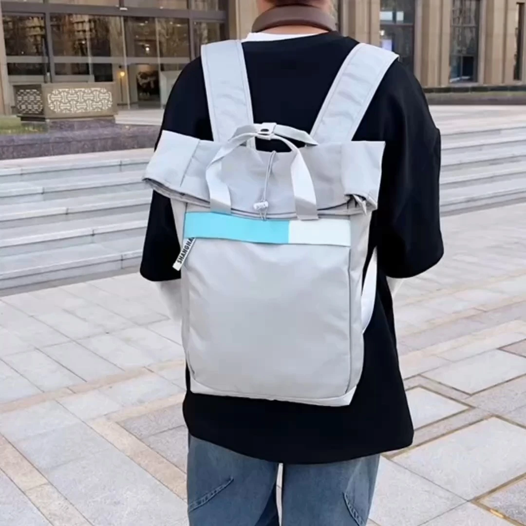 Rolltop 20L Backpack for Men Women Water-Resistant Carry on Travel Backpack Casual Daypack 1