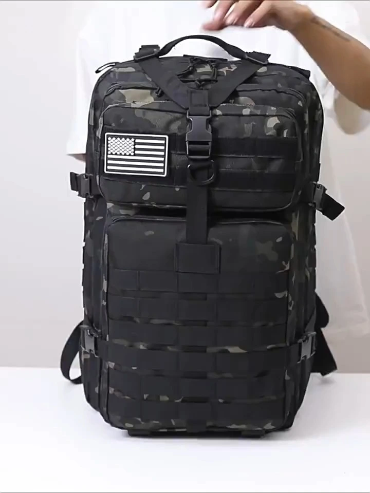 Bolsa de doble hombro de camuflaje al aire libre: impermeable, bolsa de viaje informal, mochila deportiva nueva, bolsa de senderismo y escalada 1