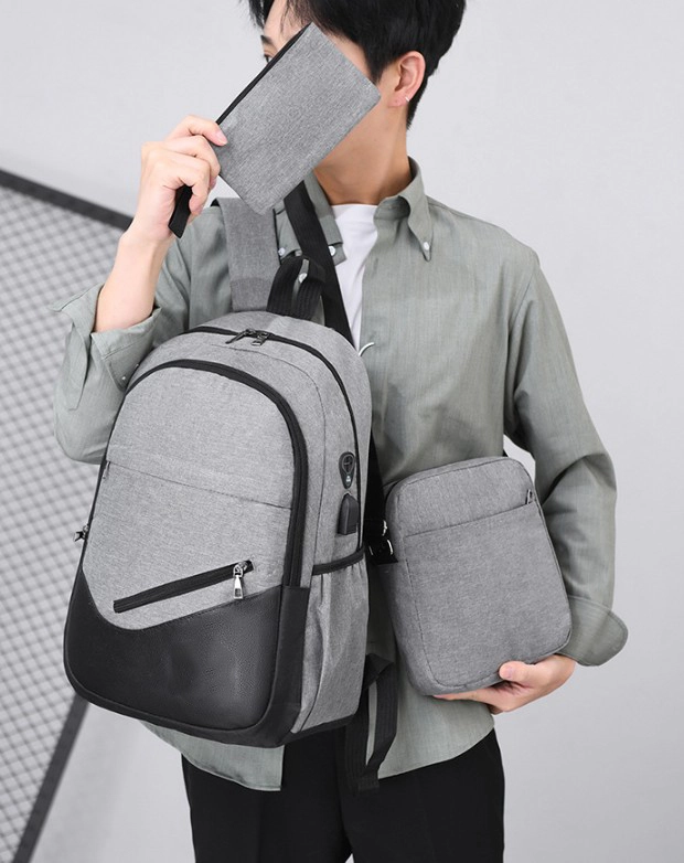 Lazer Travel Viagem Durável Mochila de Computador Durável de Capacidade Com Alça de ombro e Design Crossbody 1