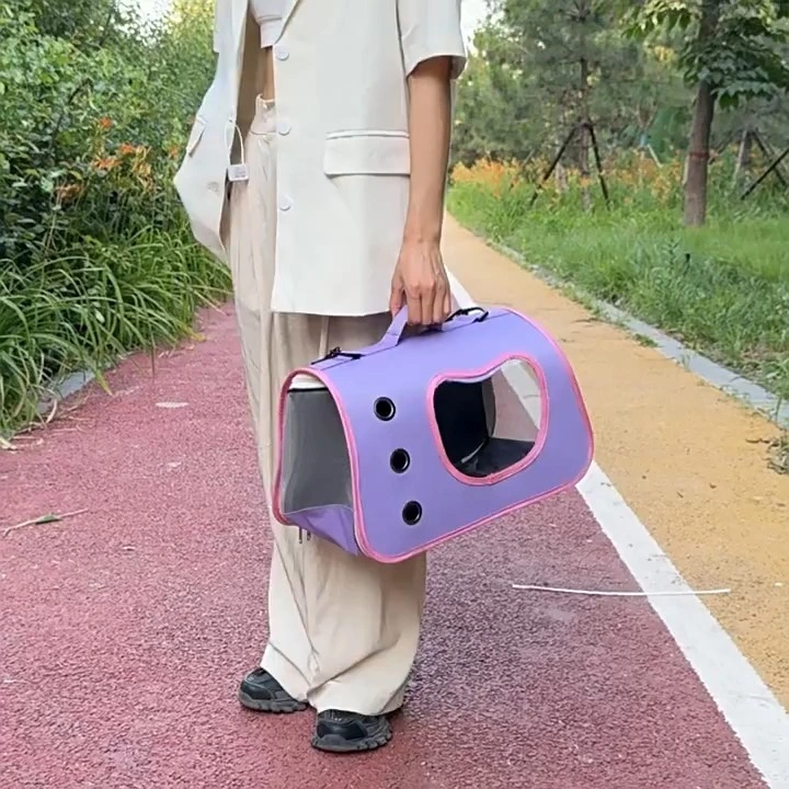 Waterproof Hand-held Single-shoulder cat Bag, Large Capacity Lightweight and Foldable Pet Bag 1