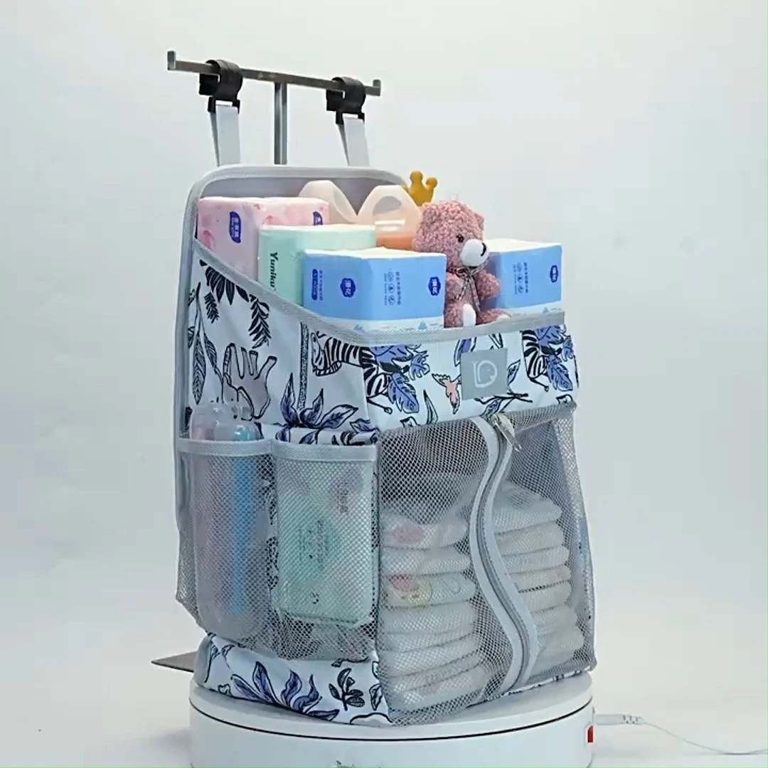 Größere Version des Nachtbeutels, Oxford Fabric Baby und Mutterspeicherbeutel, multifunktionaler Windelspeicherbeutel 1
