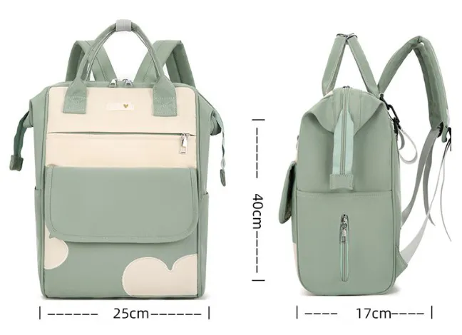 Custom Madebest Baby Diaper Backpack Black/Pink/Green/Deep Blue Female 7