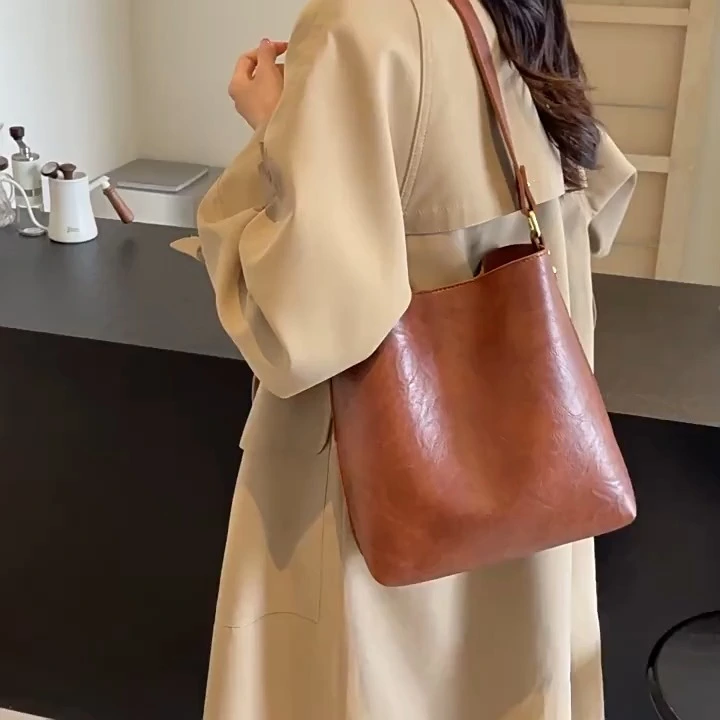 Bolso de mano versátil de alta gama, bolso de cuerpo cruzado de textura de moda, bolsa de cortes de viaje de gran capacidad 1