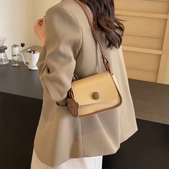 Sac à un seul étincelle de style niche, petit sac polyvalent, à la mode et exquis, sac à bandoulière de style coréen 1