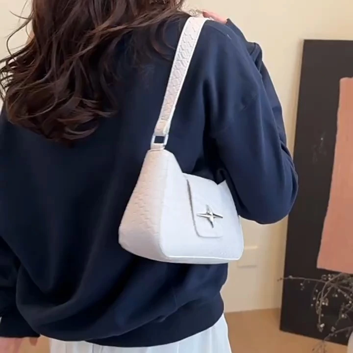 Sac à main à motif tissé de version coréenne, nouveau sac à bandoulière léger, sac à bandoulière polyvalent à la mode 1