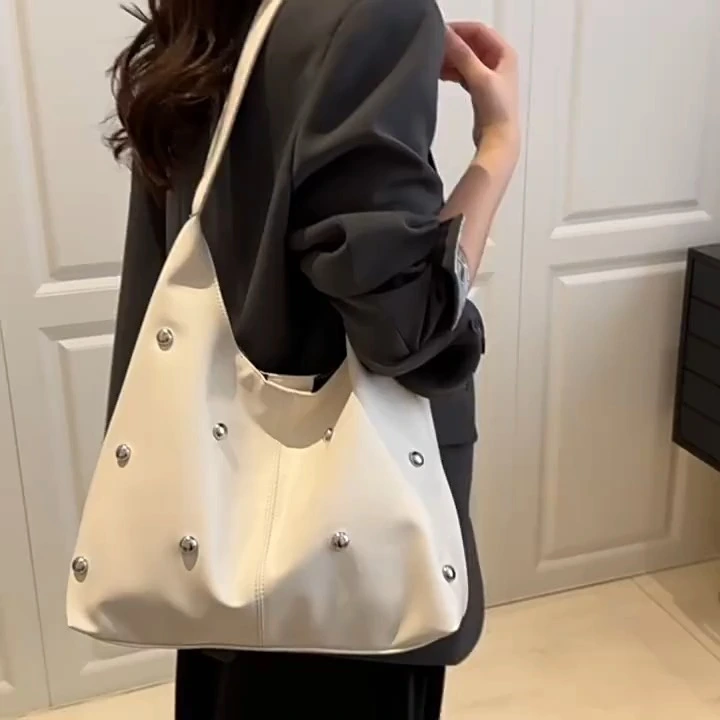 Large-capacity Versatile Single-shoulder Bag, Unique Design Tote Bag, Fashionable and Casual Tote Bag 1