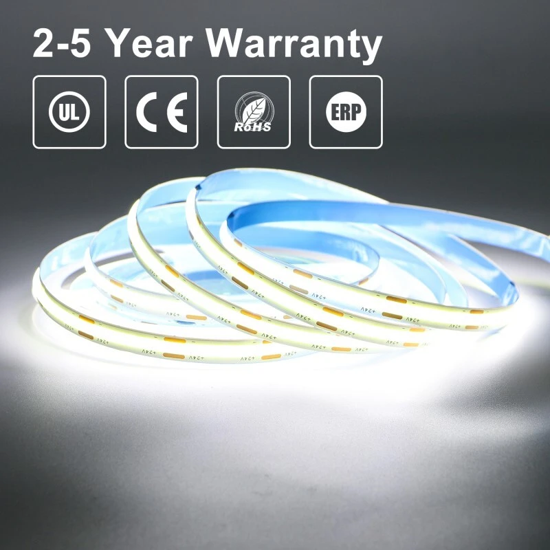 Smile Lighting 512LEDS/M 8mm 24 V IP20 Warm Farbstreifenlampe benutzerdefinierte Nicht-Strob Flexible LED COB Strip Light 1