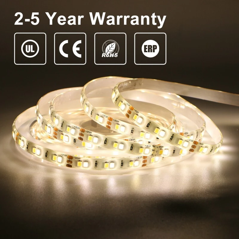 Iluminación de sonrisa 120leds/m 8 mm Doble color 2835 12v LED Strip Light 1