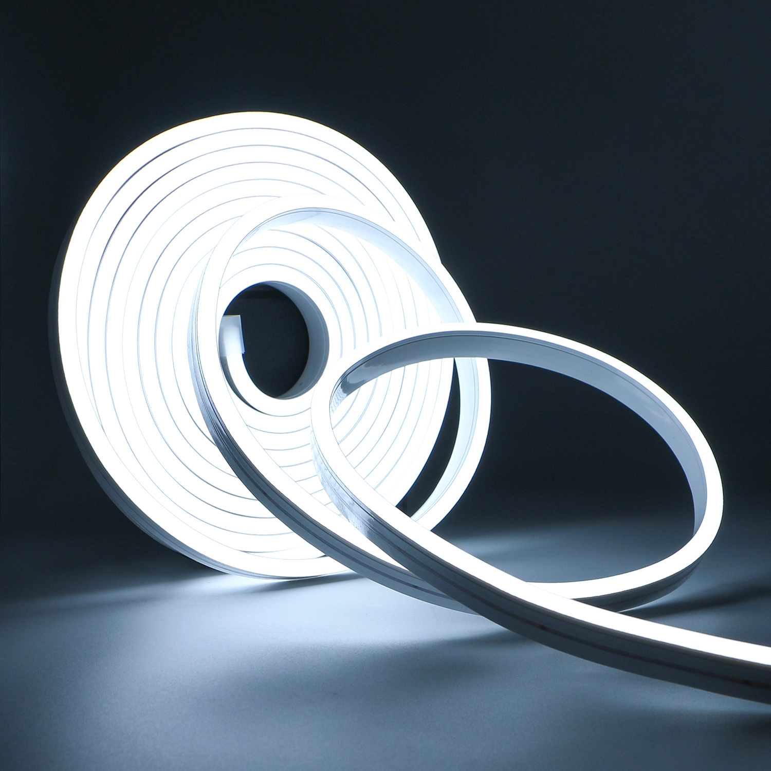 SMILE LIGHTING 6*12mm DC 12V/24V 120 LEDs/m White Color LED Neon Strip 1