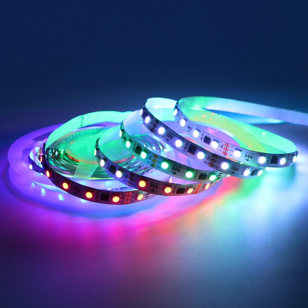 Smile Lighting 60LEDs/m SMD5050 12V WS2811 Addressable RGBIC Pixels LED Strip Light 1