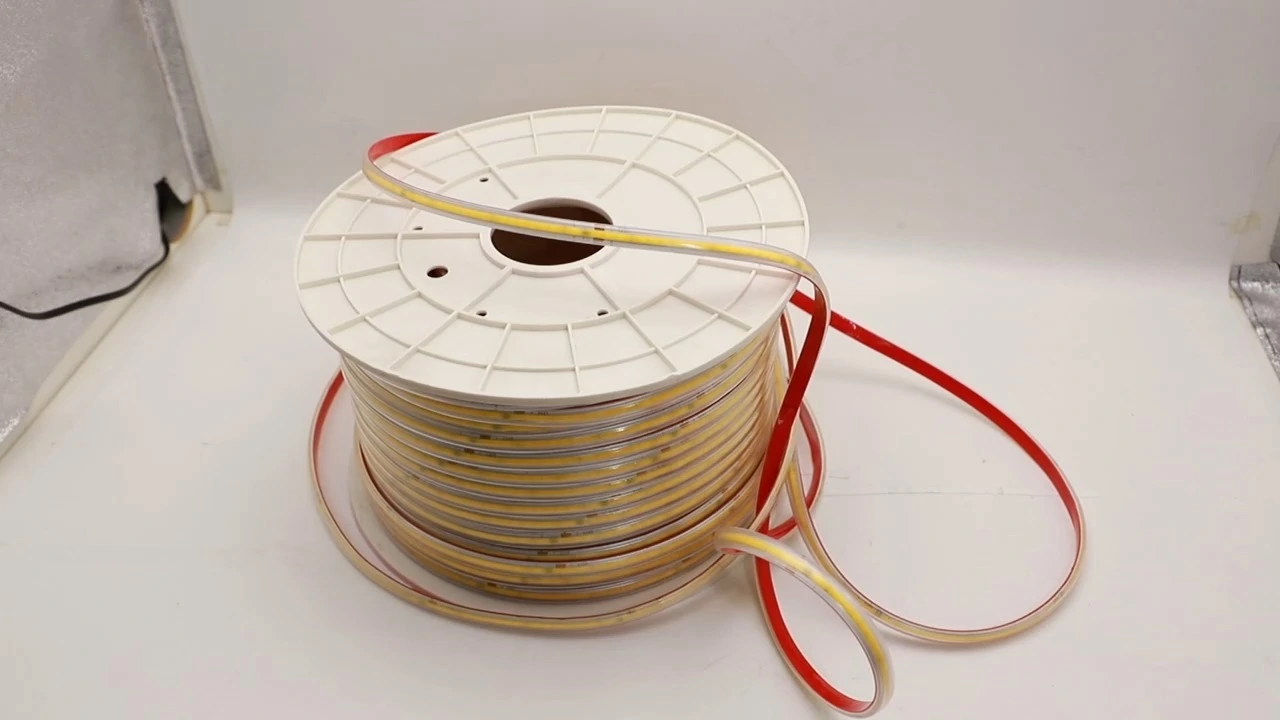 Iluminación de sonrisa 240leds/m 110V IP65 Strip de mazorca de alto voltaje 1