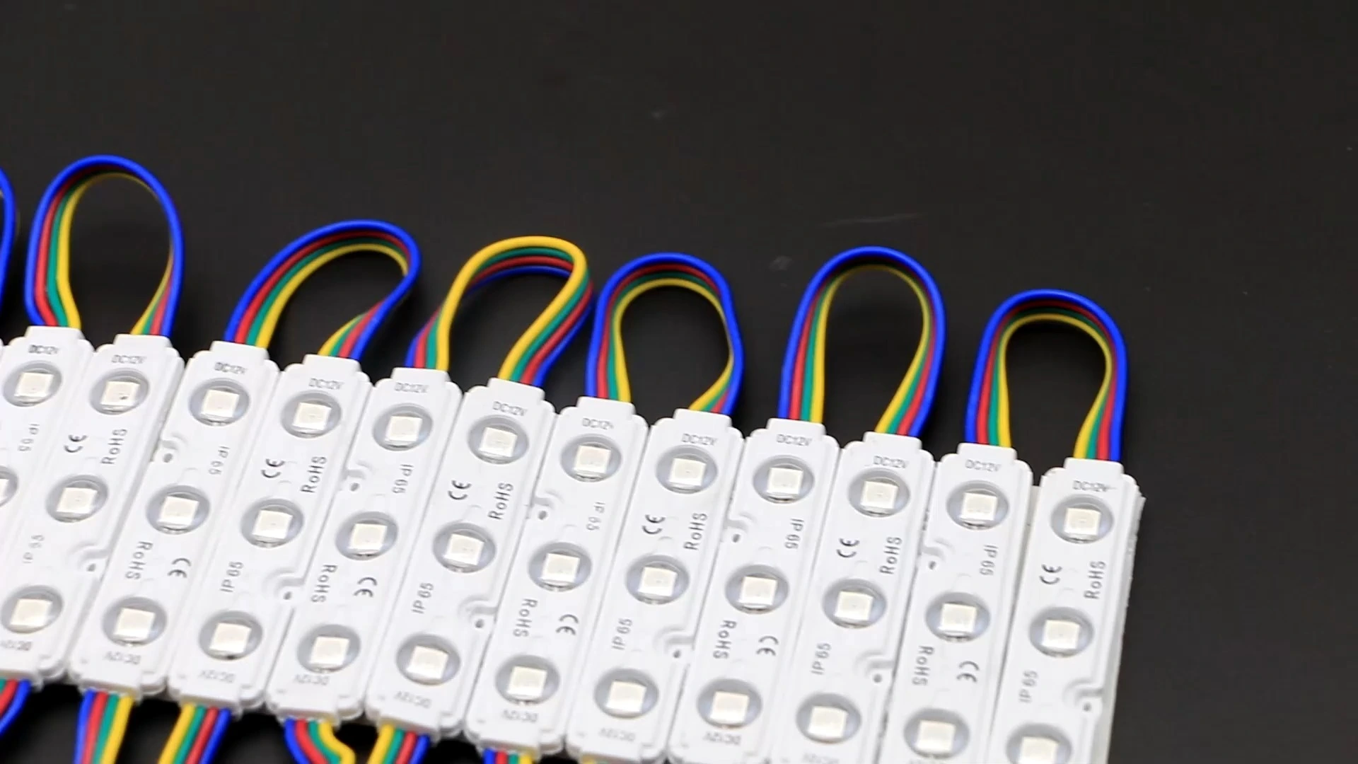 Smile Lighting 75x15mm 3LED 5050RGB SMD IP65 Injection Form LED -Modul Licht 1
