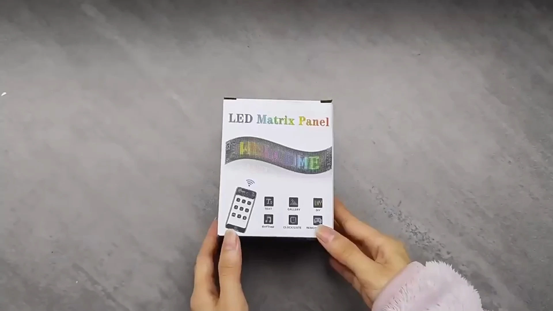 Panneau matriciel LED flexible Smile Lighting avec contrôle par application 1