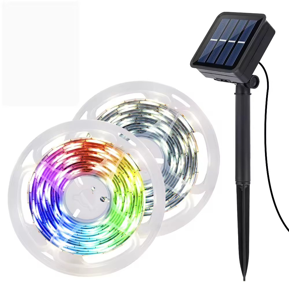 Tira de luces LED con energía solar Smile Lighting, 30 LED/m SMD 2835 de 3,5 V 1