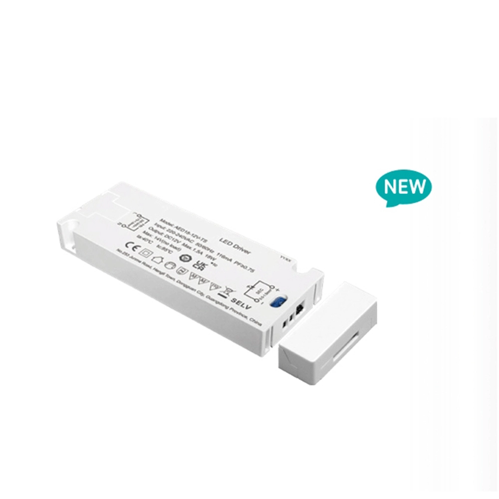 Smile Lighting Flicker-free LED Driver with Multi-Protection & IP20 Waterproof for LED Strip Light/Neon Light Installation - 30000h Warranty, 18-100W Power 1
