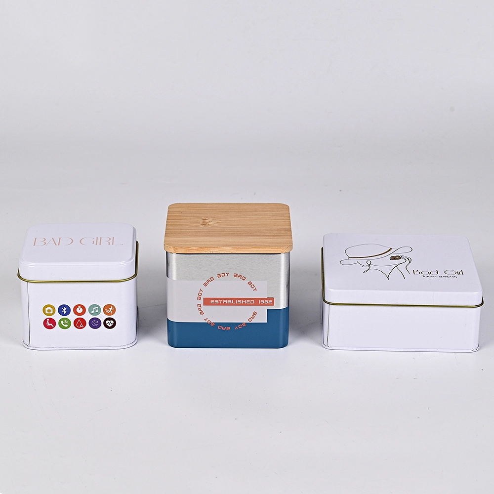 Premium Square Tin Can Series for Watch Packaging – Durable & Customizable Metal Boxes 1