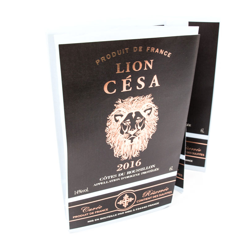 Welm customised order printed labels for business for bottle 5