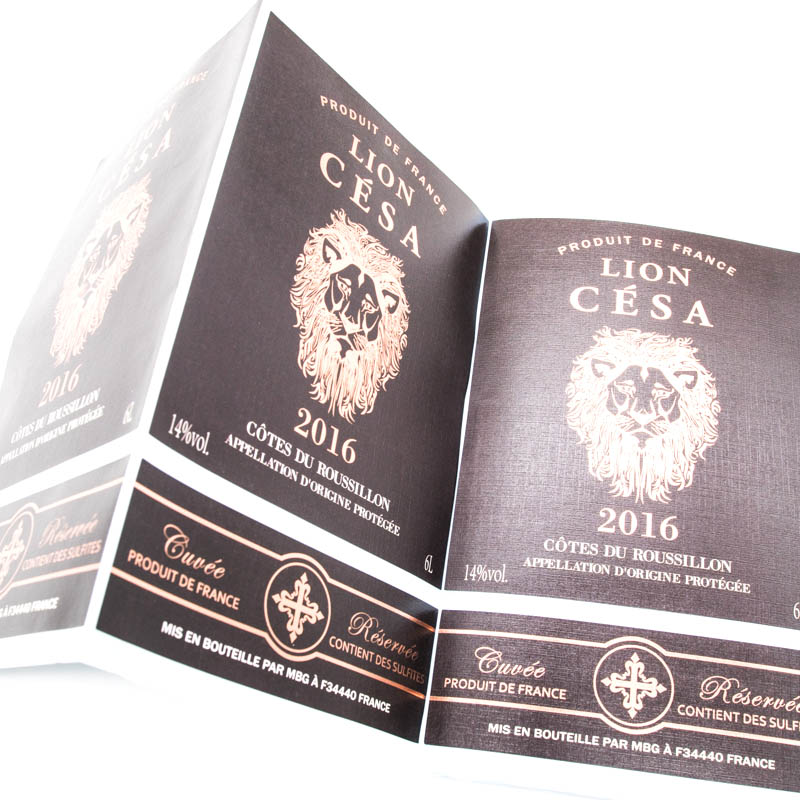 Welm customised order printed labels for business for bottle 8