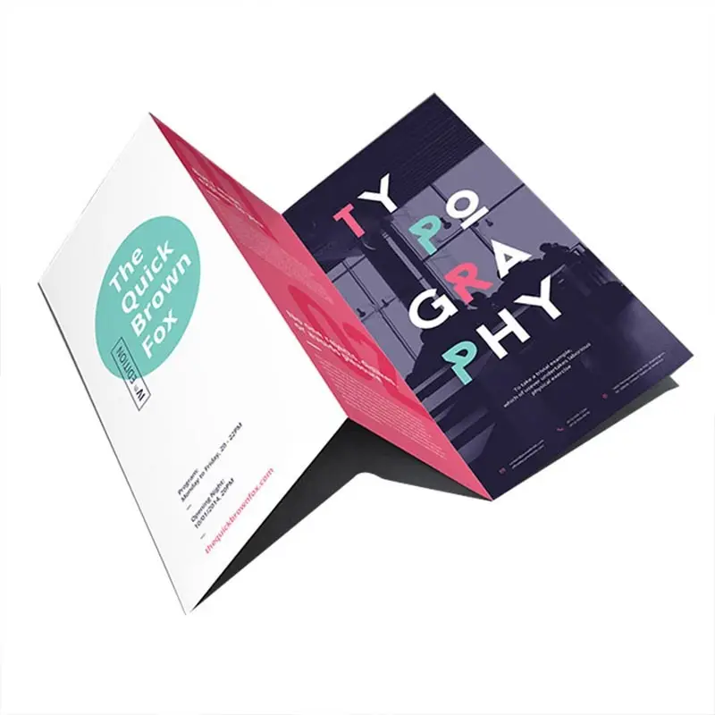 paper tri fold brochure printing services pamphlet factory online 8