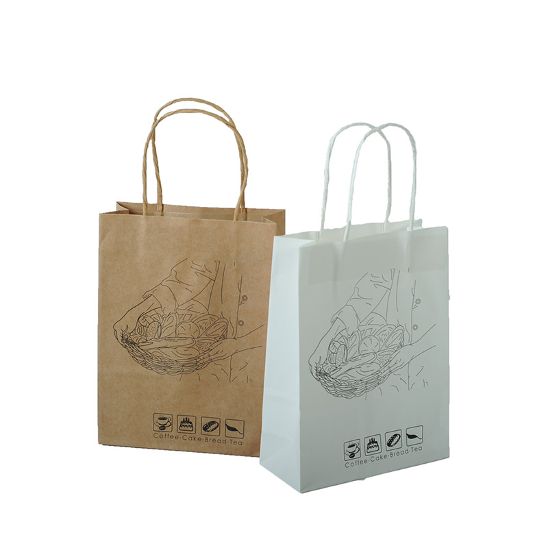kraft small paper packets brown for gift shopping 3