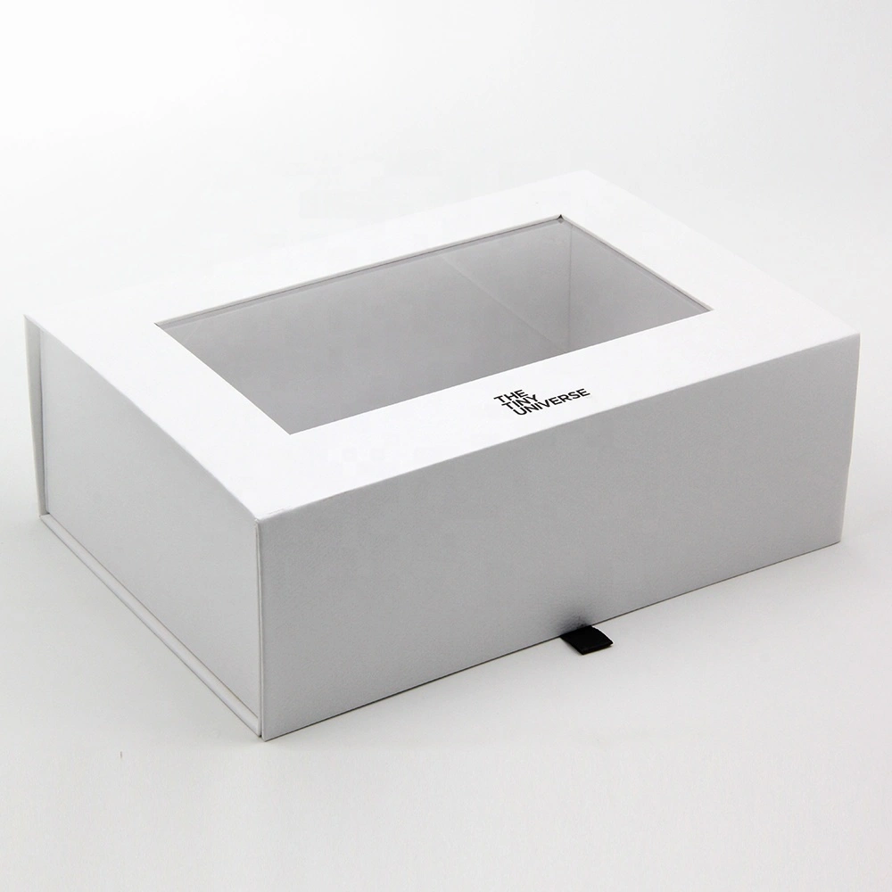 Custom Printed Luxury Handmade Magnetic Gift Box With Windows 1