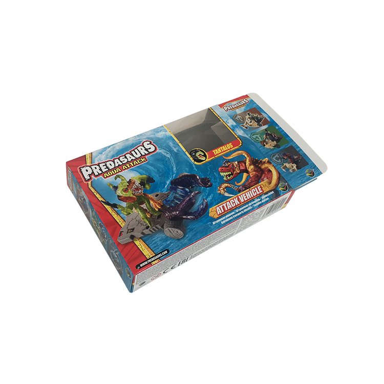 Color Printed Baby Toy Paper Packaging Box with PVC Window 4