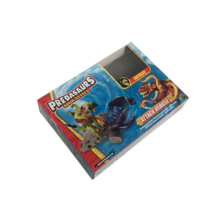 Color Printed Baby Toy Paper Packaging Box with PVC Window 8