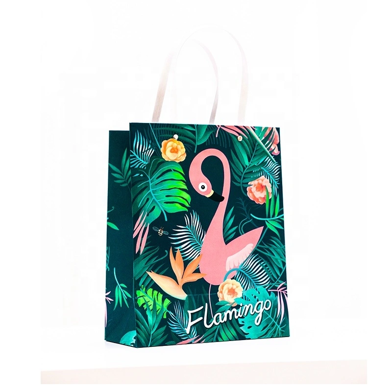 Custom Kraft Paper Shopping Bags Recycled  Paper Bags With Handles  Packaging Bags 1