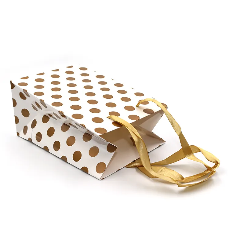 Welm waterproof brown paper gift bags food for shopping 4