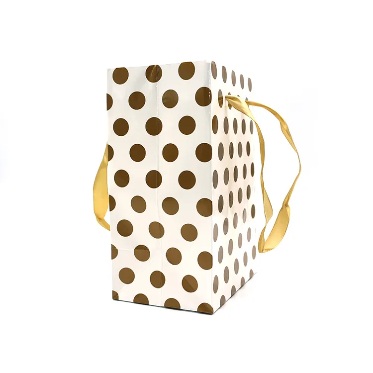 Welm waterproof brown paper gift bags food for shopping 2