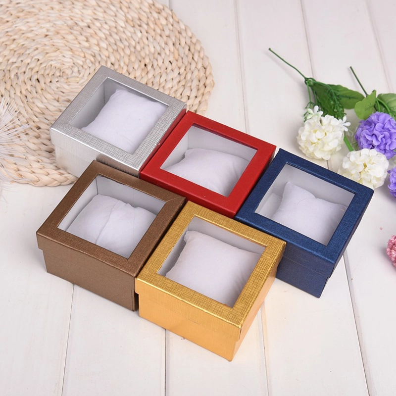 Professional custom-made high-end watch boxes with hot stamping logos, flip-top watch boxes, various styles can be customized 1