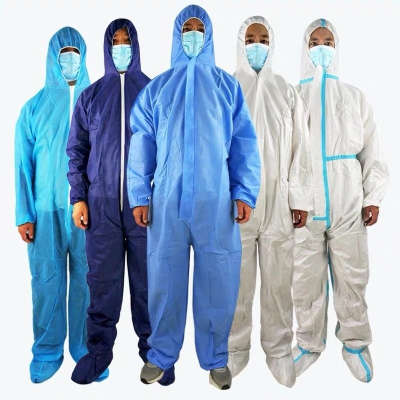 High quality Disposable Lightweight Medical Coverall Surgical Hospital Protective Clothing 1
