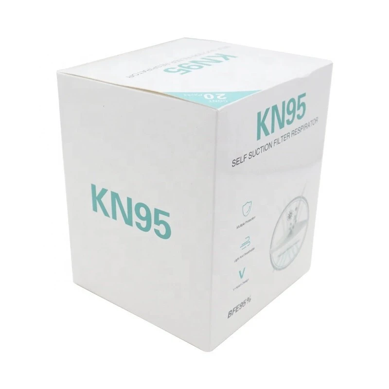 Customized Disposable Anti Fog Kn95 Mask Packaging Box 1