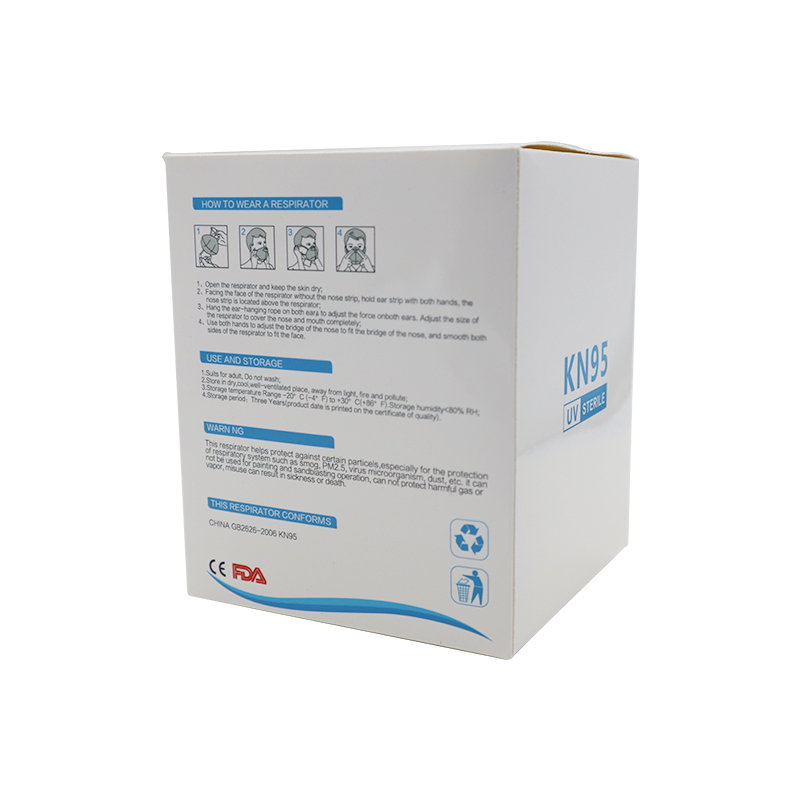 Customized Disposable Anti Fog Kn95 Mask Packaging Box 6