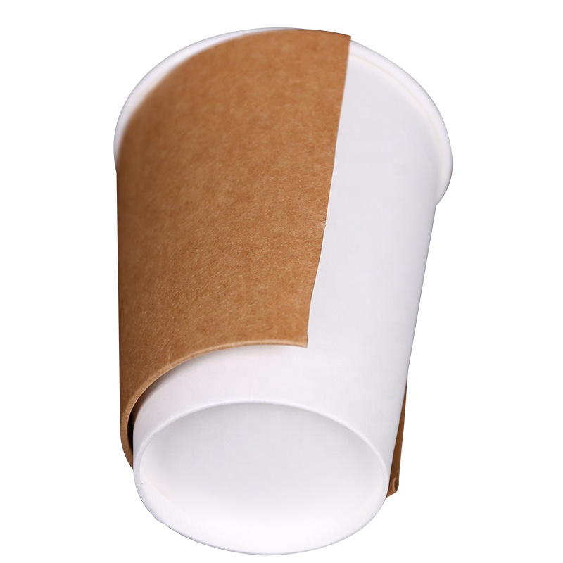 High Quality Disposable Cold Drink Double Wall Coffee Paper Cup 4