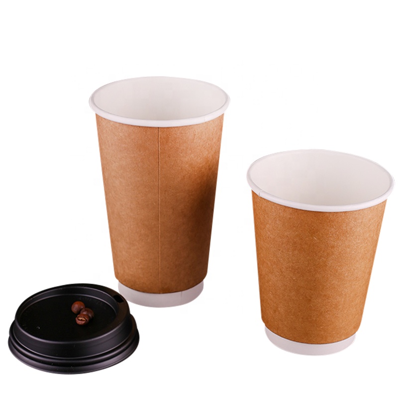 High Quality Disposable Cold Drink Double Wall Coffee Paper Cup 5