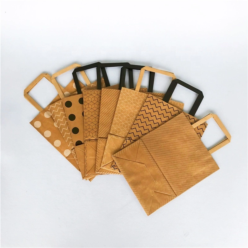 high-quality branded brown paper bags popcorn food for sale 7