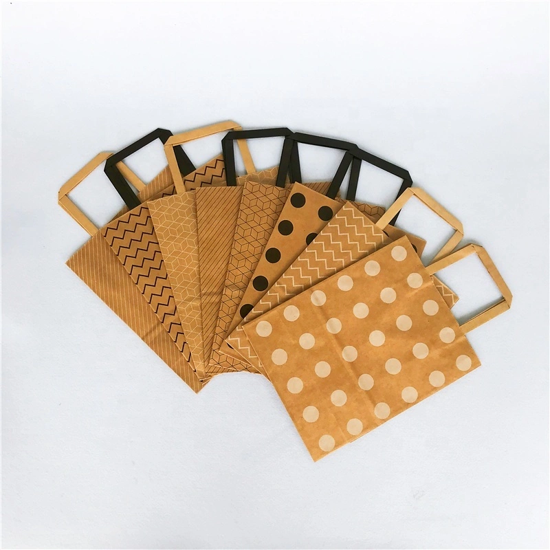 high-quality branded brown paper bags popcorn food for sale 4