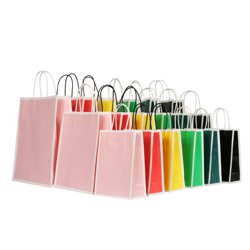 welmpackaging BolsadepapelkraftAcceptasmallamountofcustomizedlogo120gbrownkraftpaperwhitekraftpaperkraftpaperbags63 5