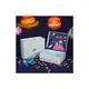 foldable navy blue gift boxes with lids ribbon printed for sale 2