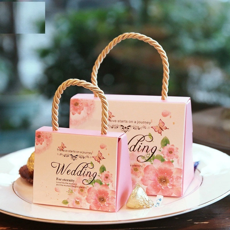 Custom Candy Box Wedding Box for guests Party Favors Bags 1